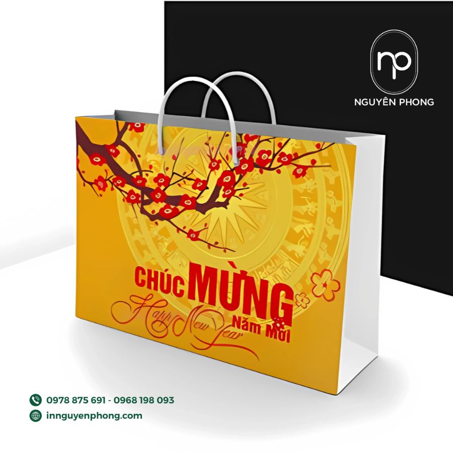 In túi giấy đựng quà tết tại TPHCM giá rẻ